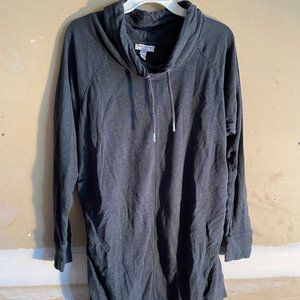 Motherhood Maternity Charcoal cowl neck sweatshirt Size XXL